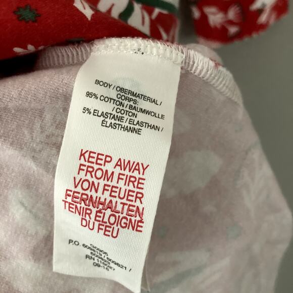 Mini Boden Red, Green and White Christmas Print Dress 🎄 - Picture 4 of 7